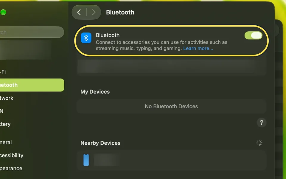 Screenshot from the guide: AirDrop not working on a Mac? 4 fixes to try