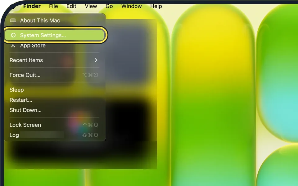 Screenshot from the guide: How to reduce motion and animations on a Mac
