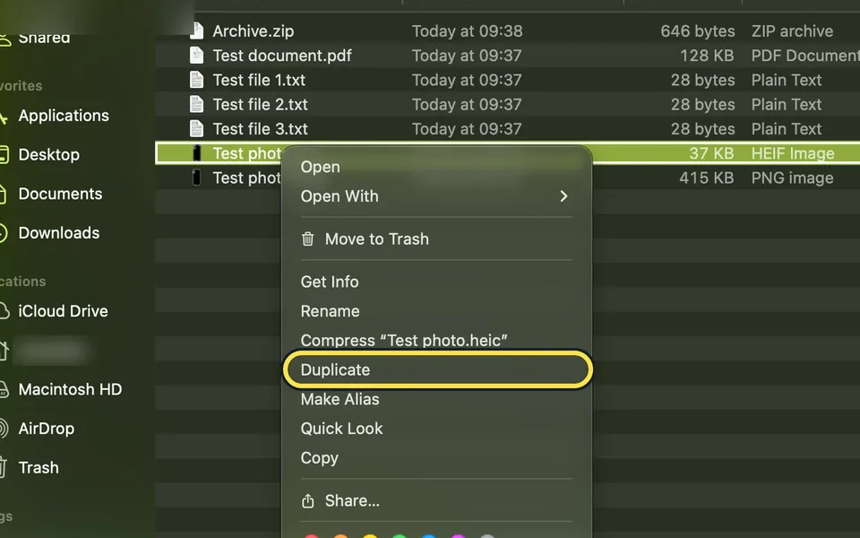 Screenshot from the guide: How to resize an image on a Mac with Preview