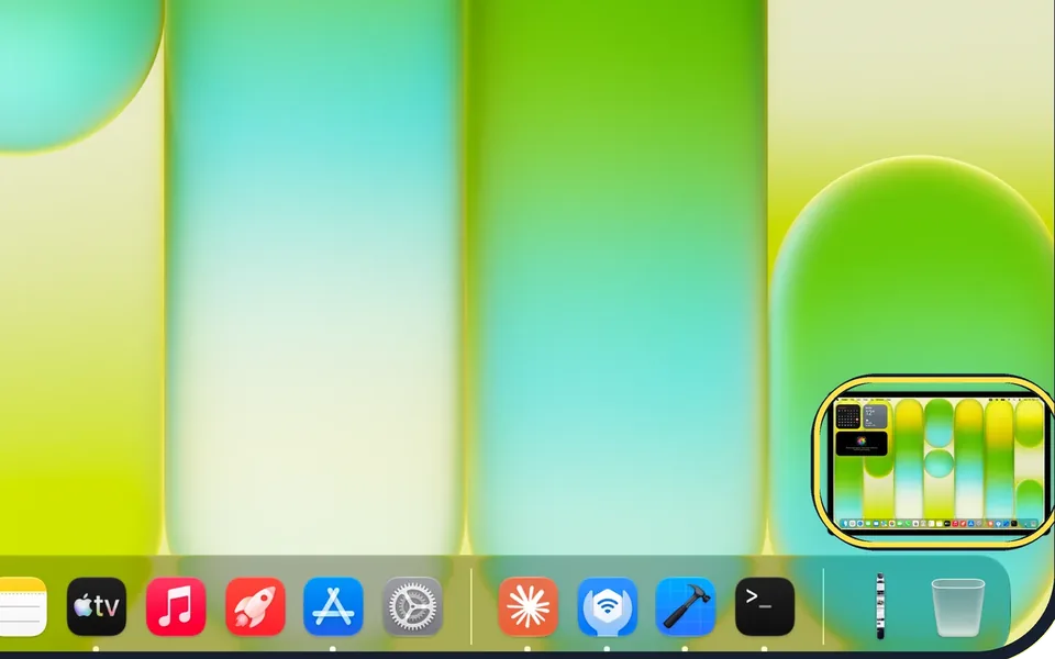 Screenshot from the guide: How to take a screenshot on a Mac