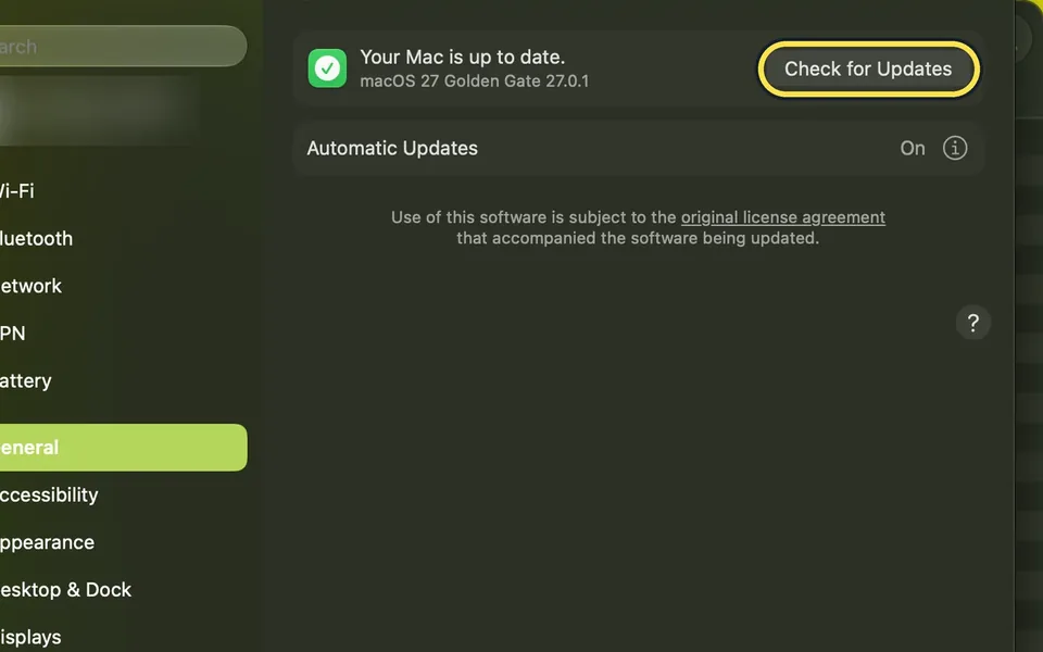 Screenshot from the guide: Mac keeps restarting? 3 things to check