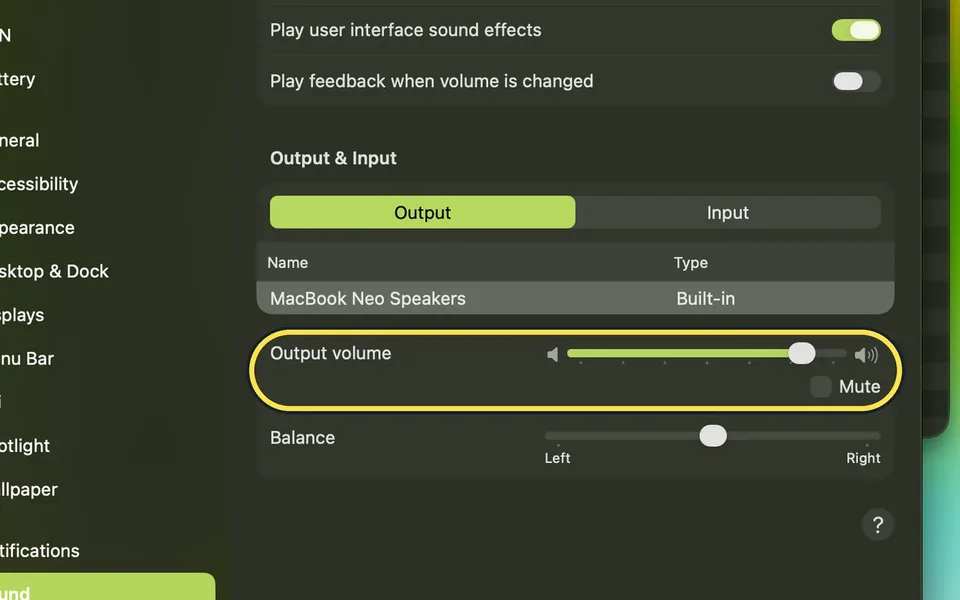 Screenshot from the guide: No sound on your Mac? 5 fixes to try
