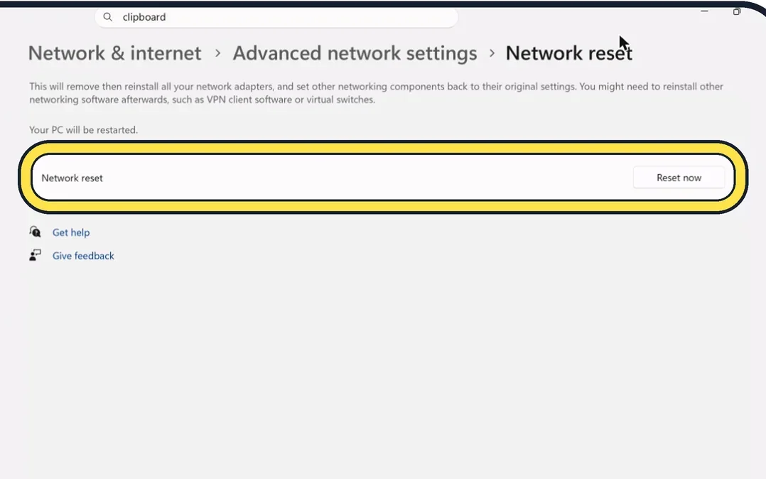 Screenshot from the guide: Ethernet not working on Windows 11? 6 fixes to try