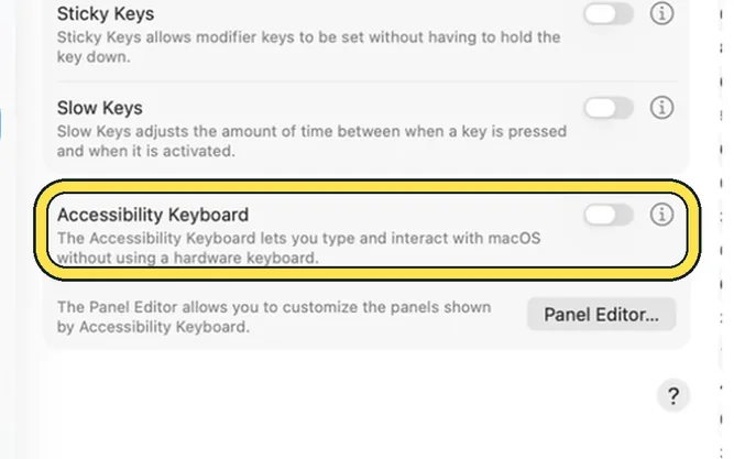 Screenshot from the guide: Mac keyboard not working? 7 fixes to try