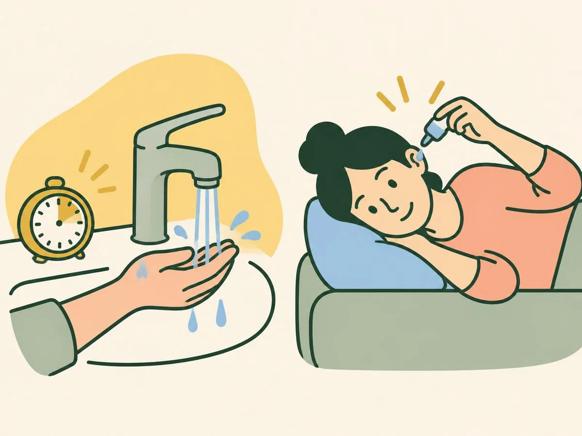 Illustration for the quiz: Small first aid: burns and blocked ears
