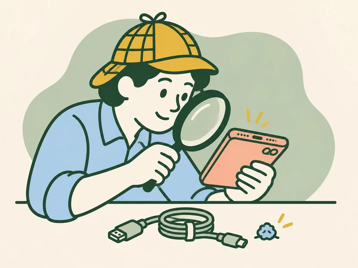 Illustration for the quiz: Charging port detective