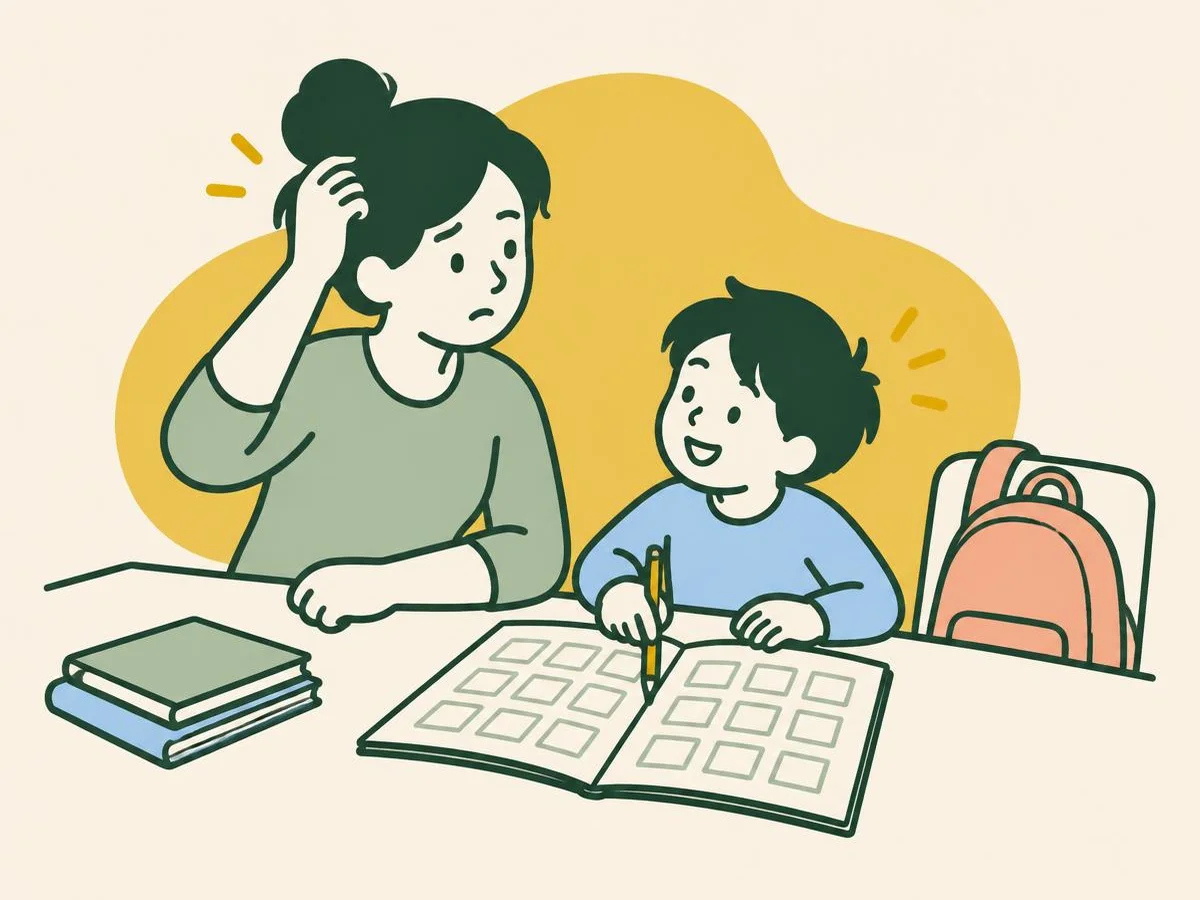 Illustration for the quiz: Maths homework, the German way