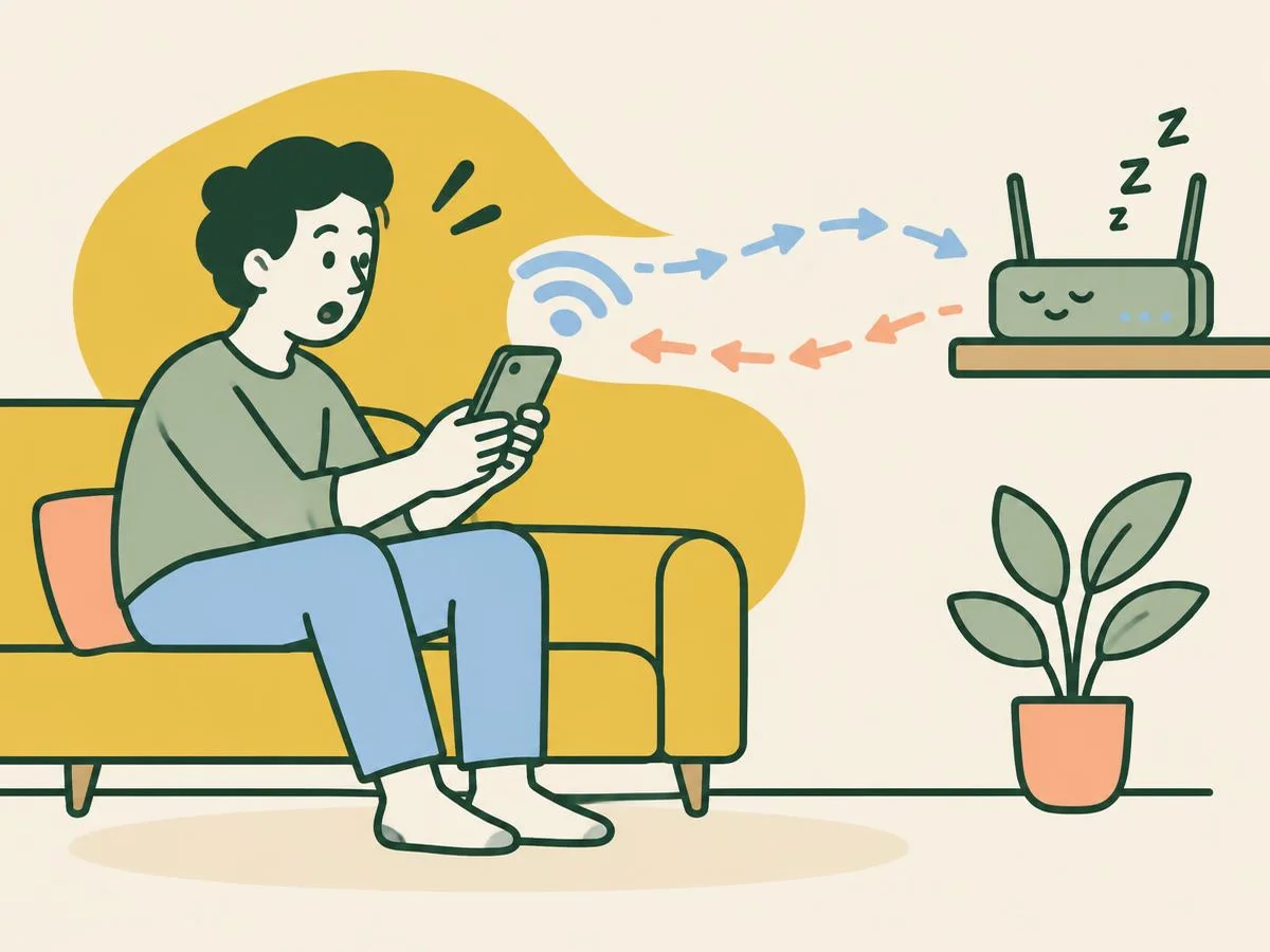 Illustration for the quiz: Wi-Fi woes and data bills