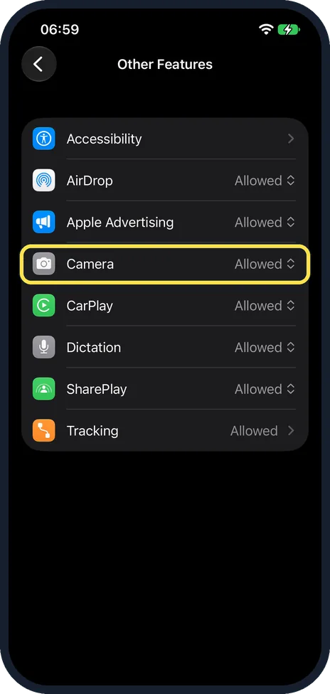 iPhone screen: Check Screen Time