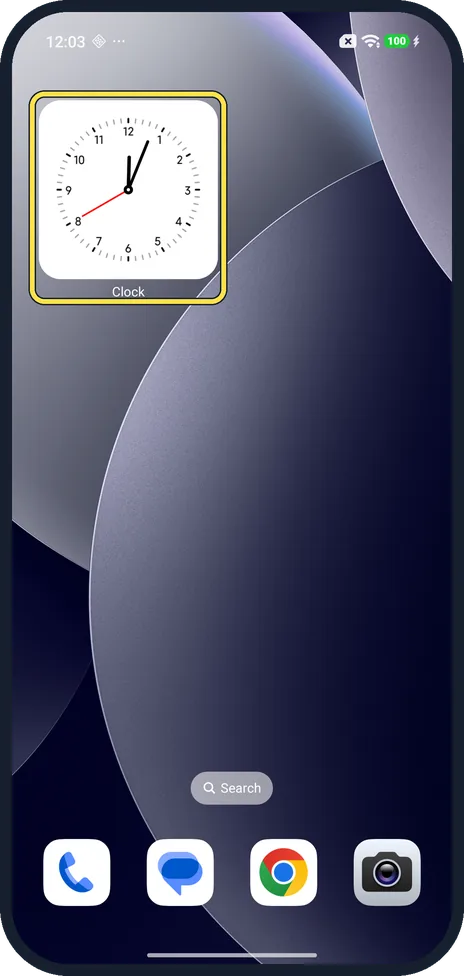 Android screenshot: Find it on its page