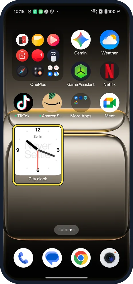 Android screenshot: Find it on the home screen
