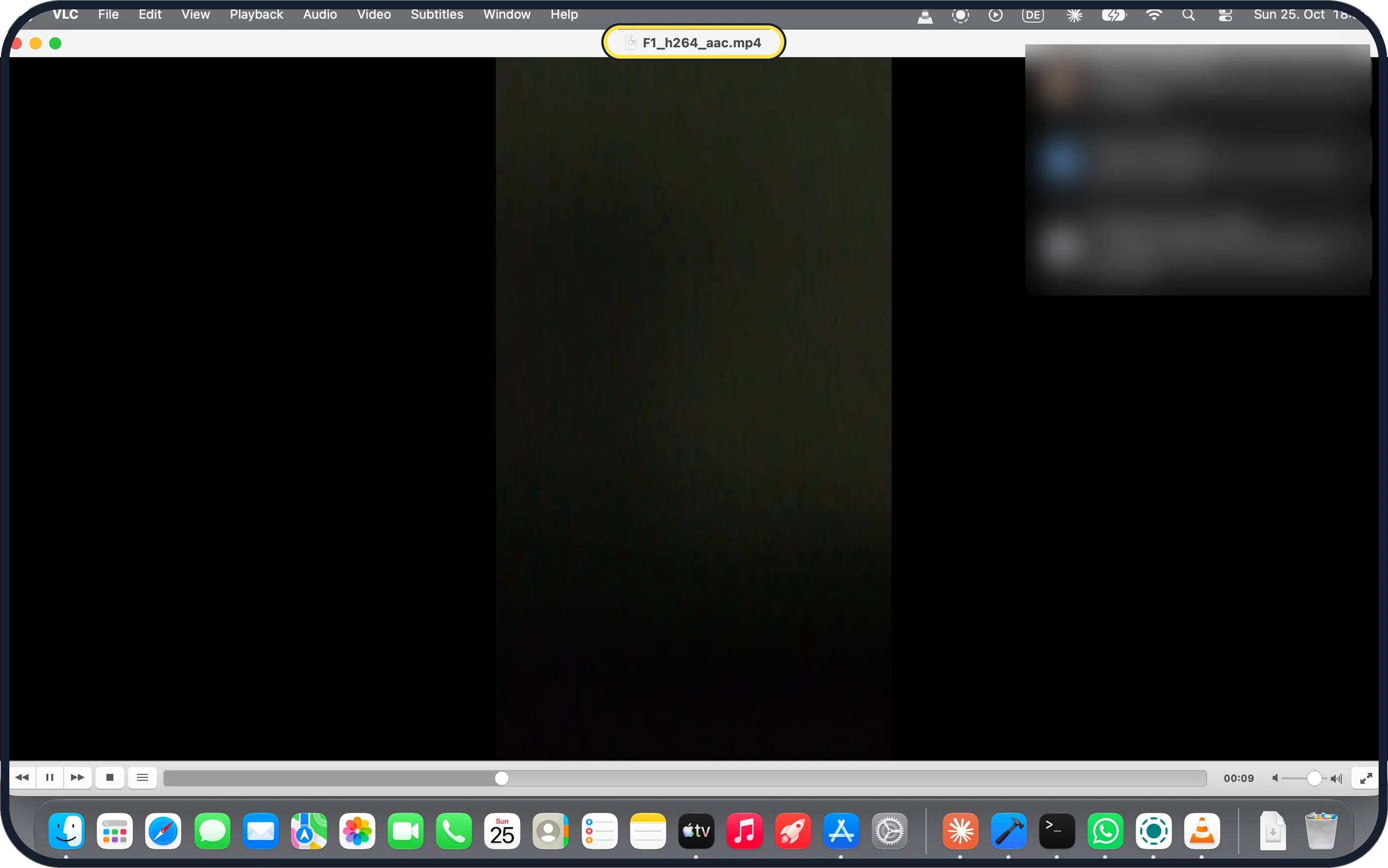 Screenshot from the guide: How to add SRT subtitles to a video on a Mac