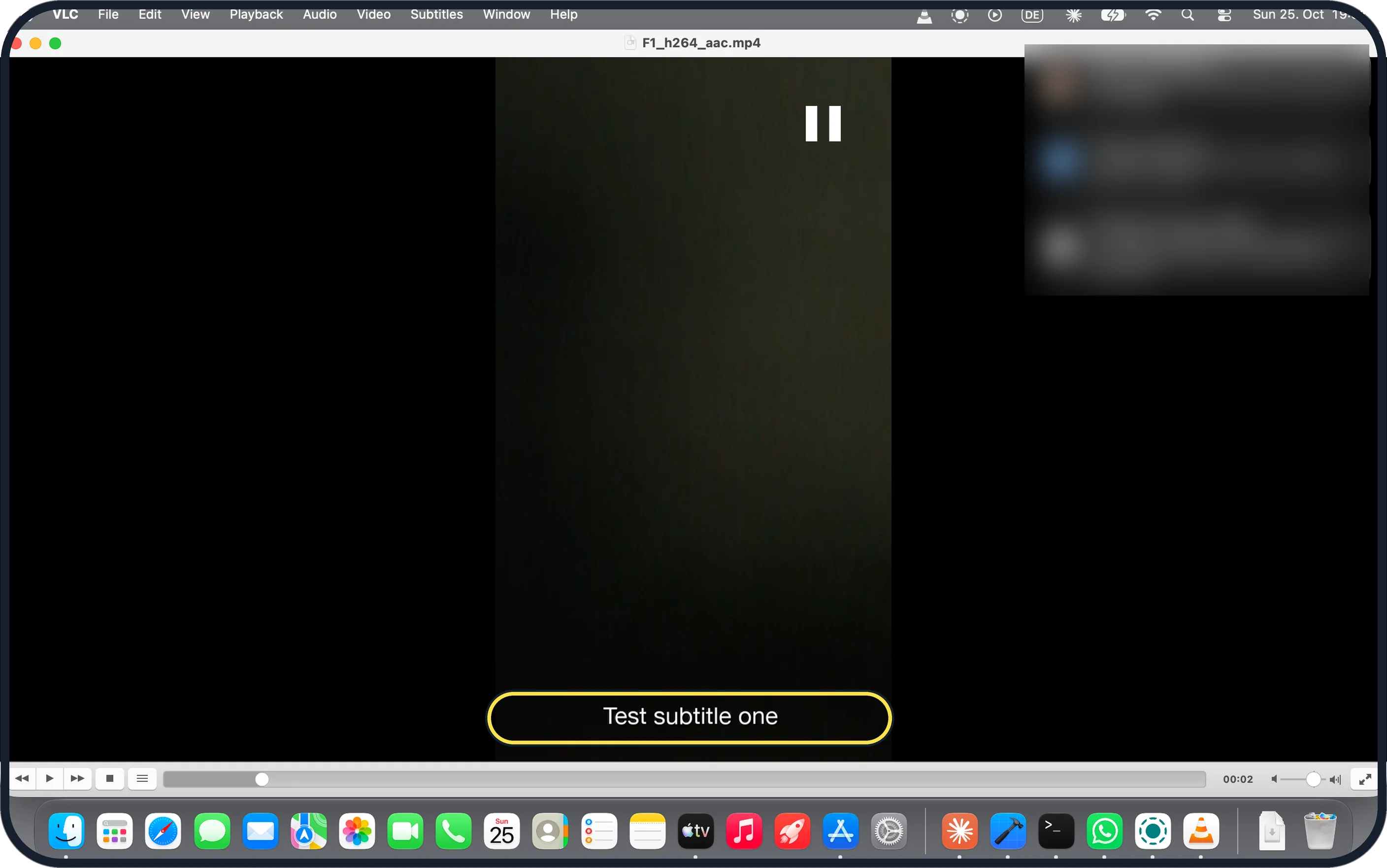 Mac screenshot: Check the text on screen