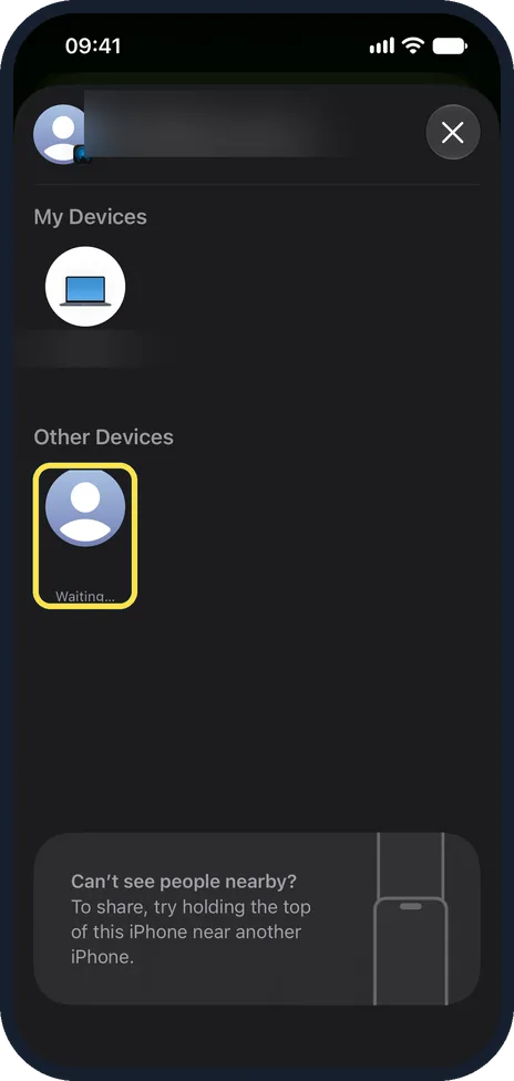 iPhone screen: On the iPhone, tap the Pixel