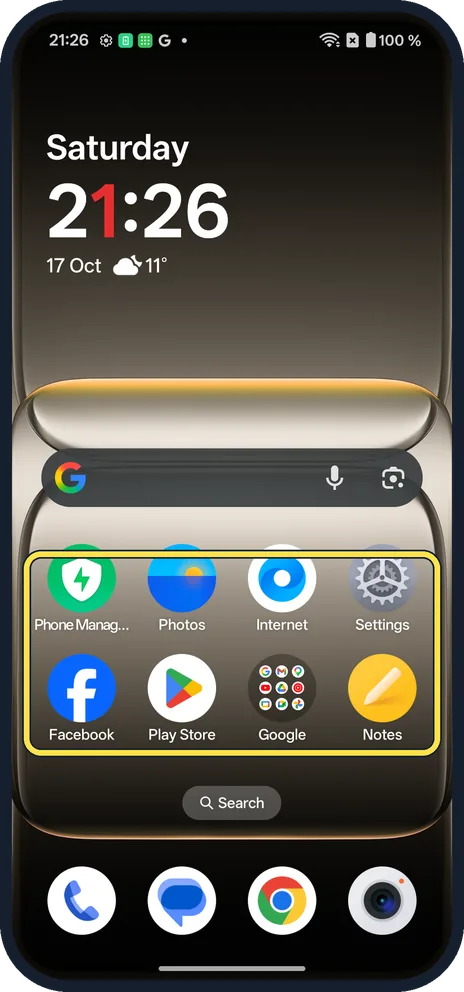 Android screenshot: Apply or Cancel