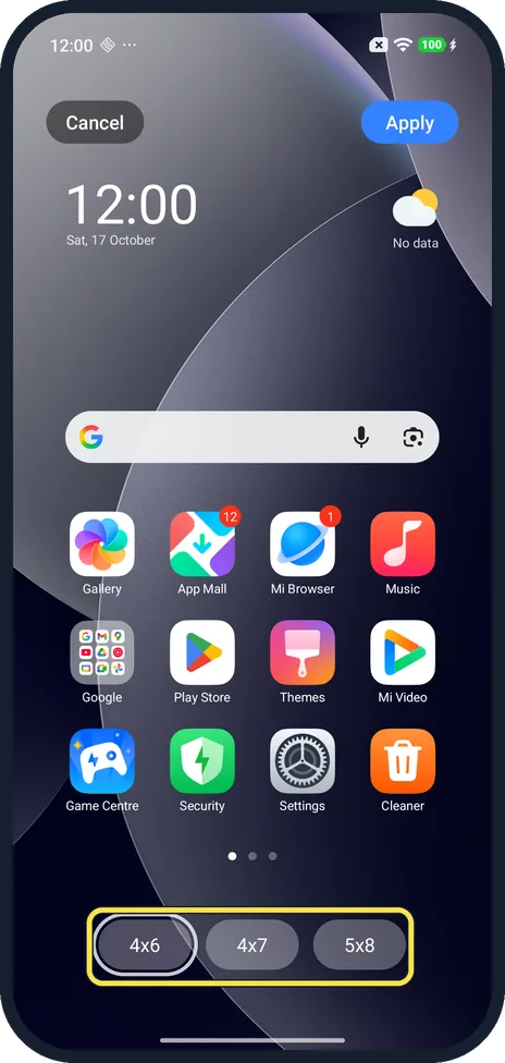 Android screenshot: See the choices
