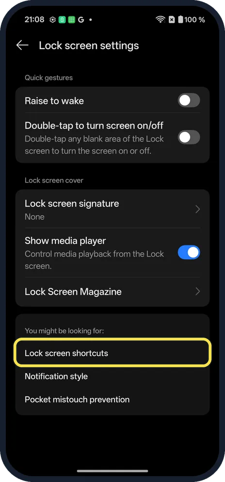 Android screenshot: Open the editor