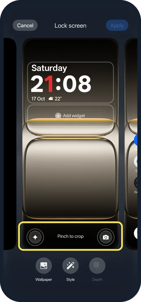 Android screenshot: Shortcuts