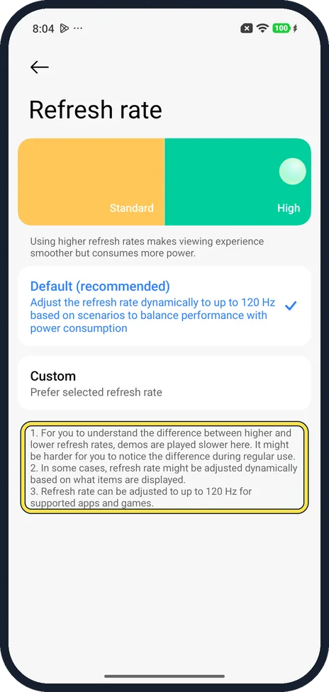 Android screenshot: Read the notes