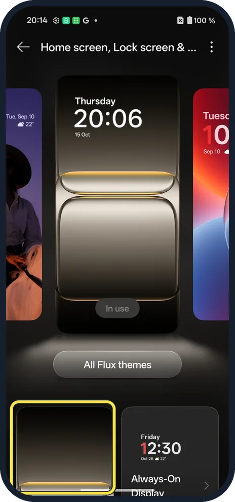 Android screenshot: Open Wallpapers