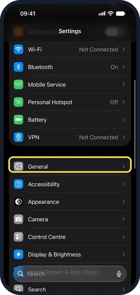Screenshot from the guide: How to check the warranty or AppleCare cover of an iPhone