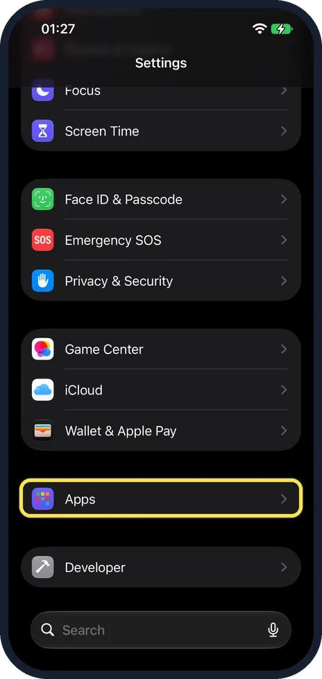 Screenshot from the guide: How to clear Safari history and website data on iPhone