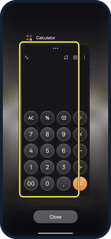 Android screenshot: Check what is left