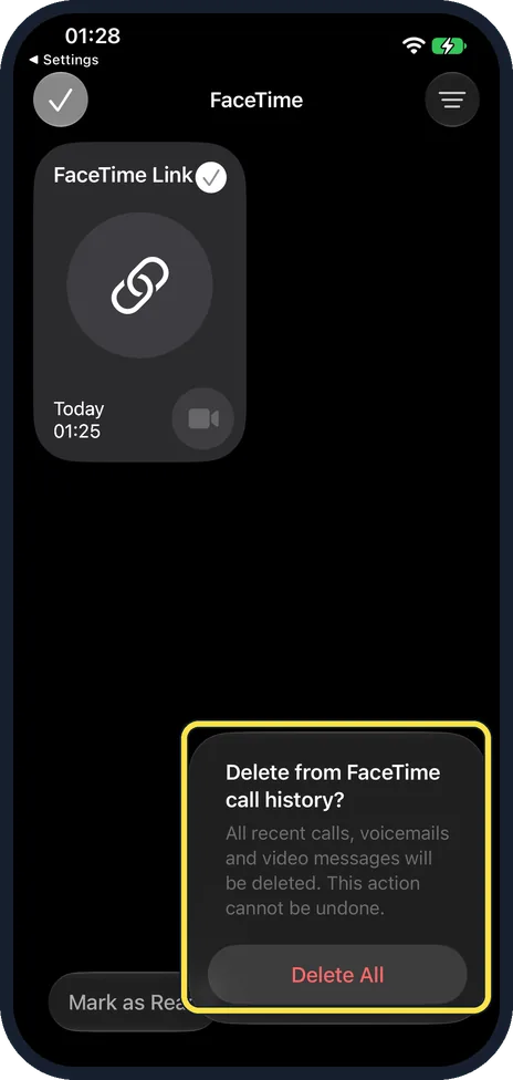 iPhone screen: Read the first question carefully