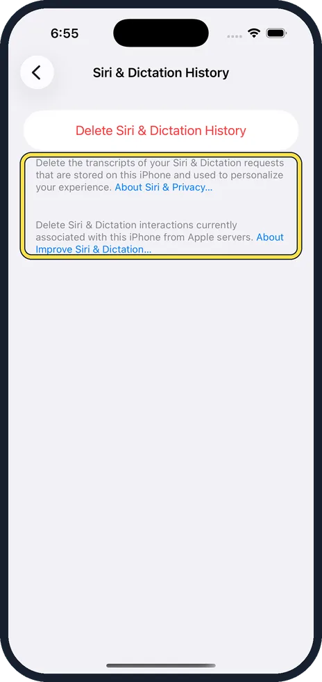 iPhone screen: Know what is deleted