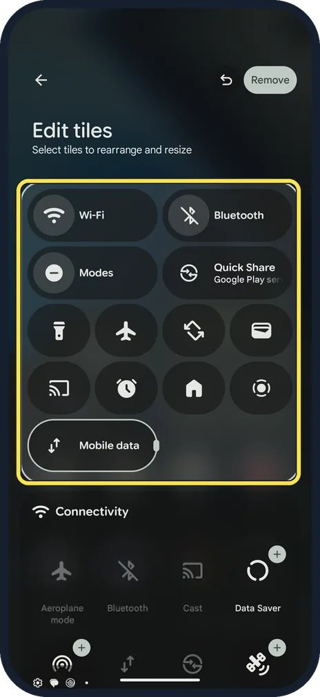 Android screenshot: Check it is gone