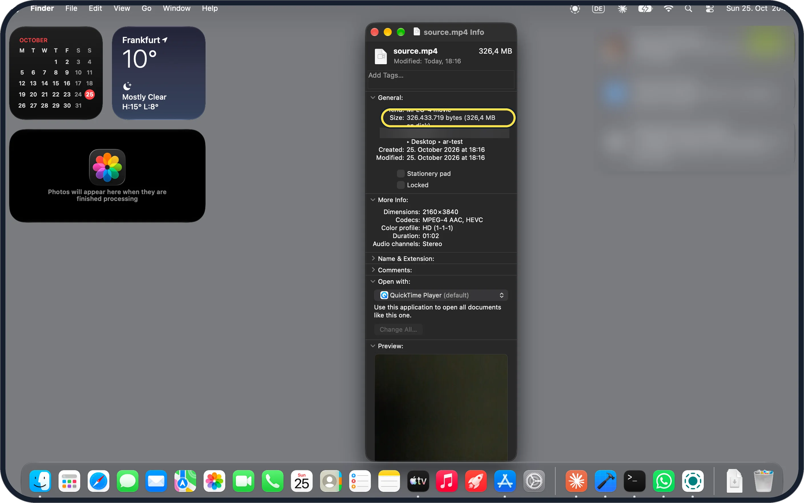 Screenshot from the guide: How to make a video file smaller on a Mac with HandBrake