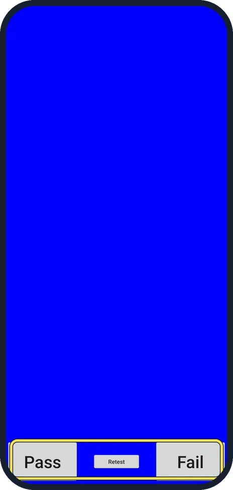 Android screenshot: Mark the result