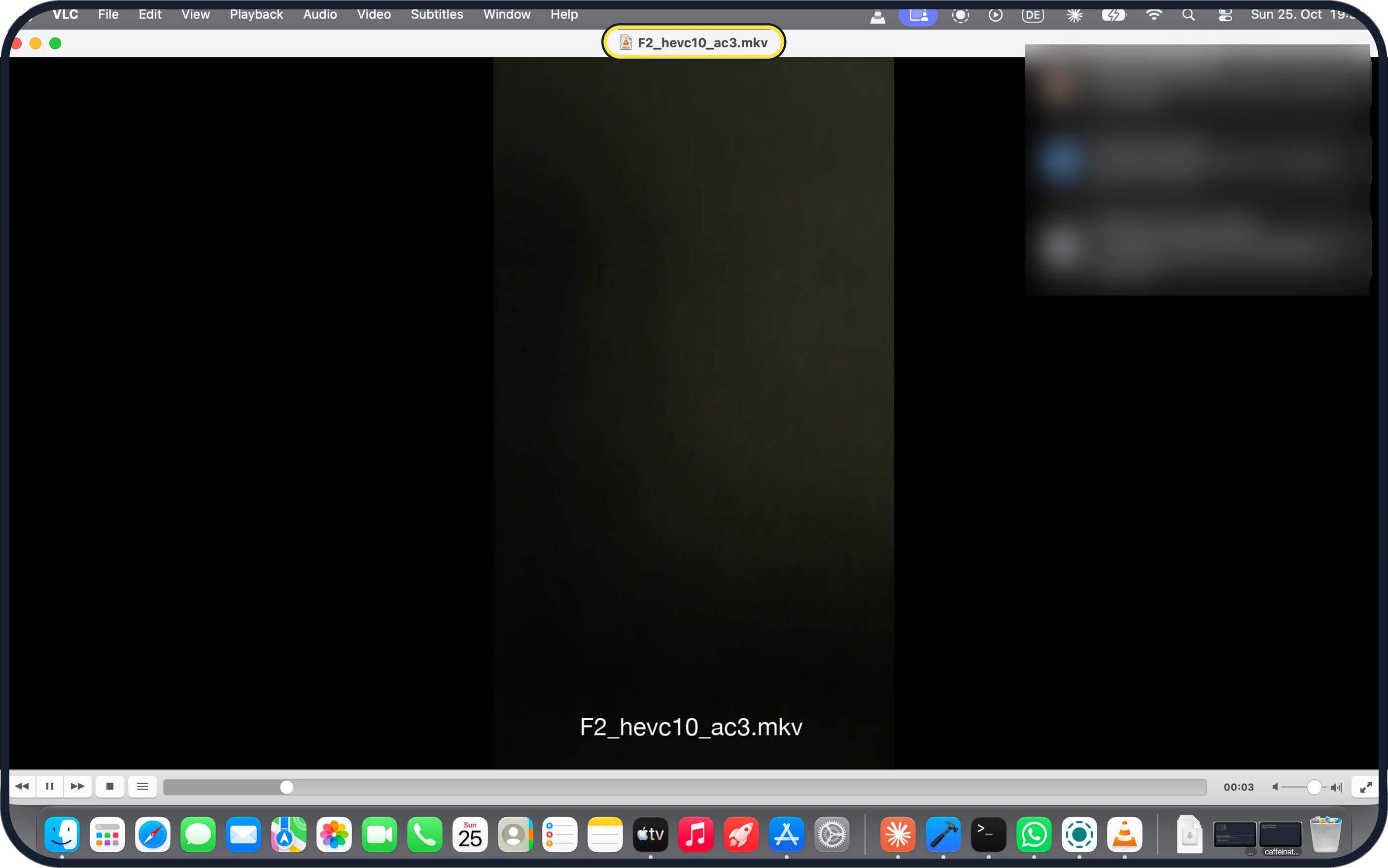 Mac screenshot: Check it plays