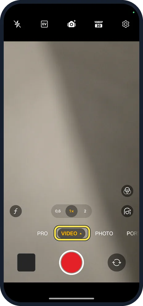Screenshot from the guide: How to record 4K or 60 fps video on a OnePlus (OxygenOS 16)