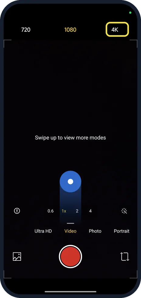 Android screenshot: Tap 4K
