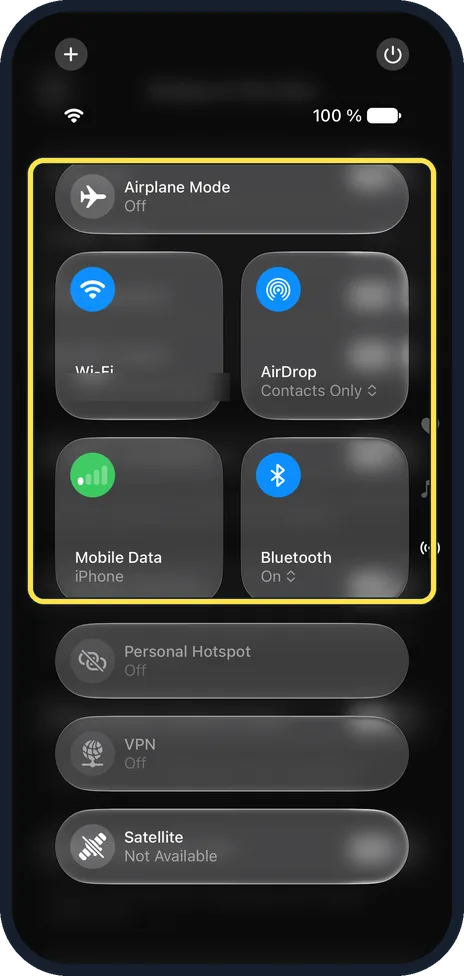iPhone screen: Switch it off again if you prefer the glass look