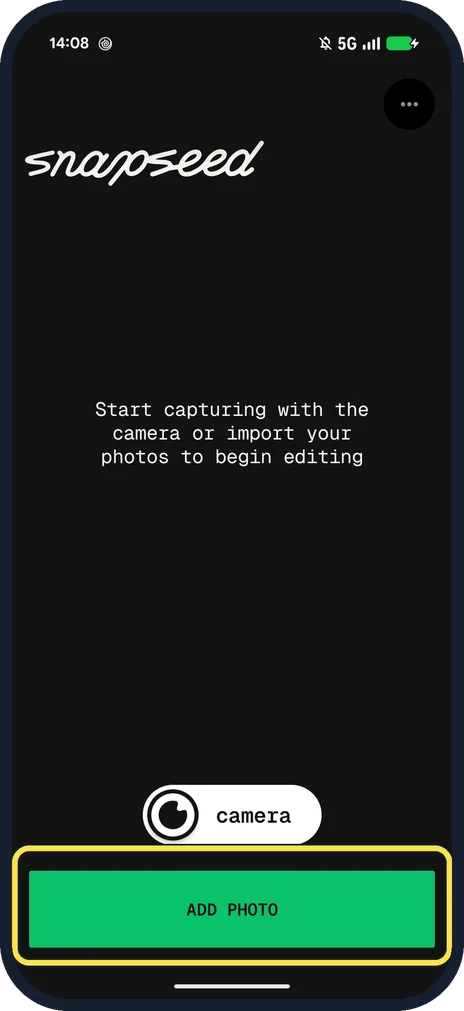 Screenshot from the guide: How to remove objects from photos in Snapseed 4.1 on Android