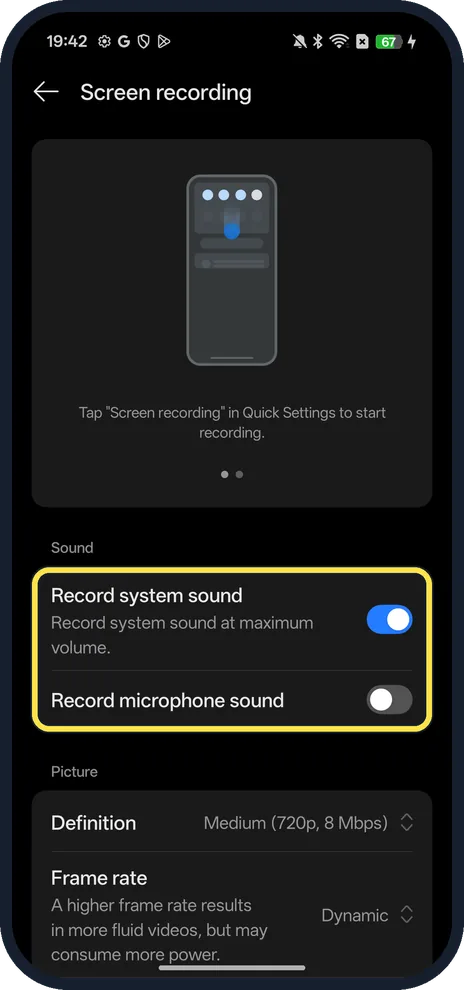 Android screenshot: Check the sound settings first