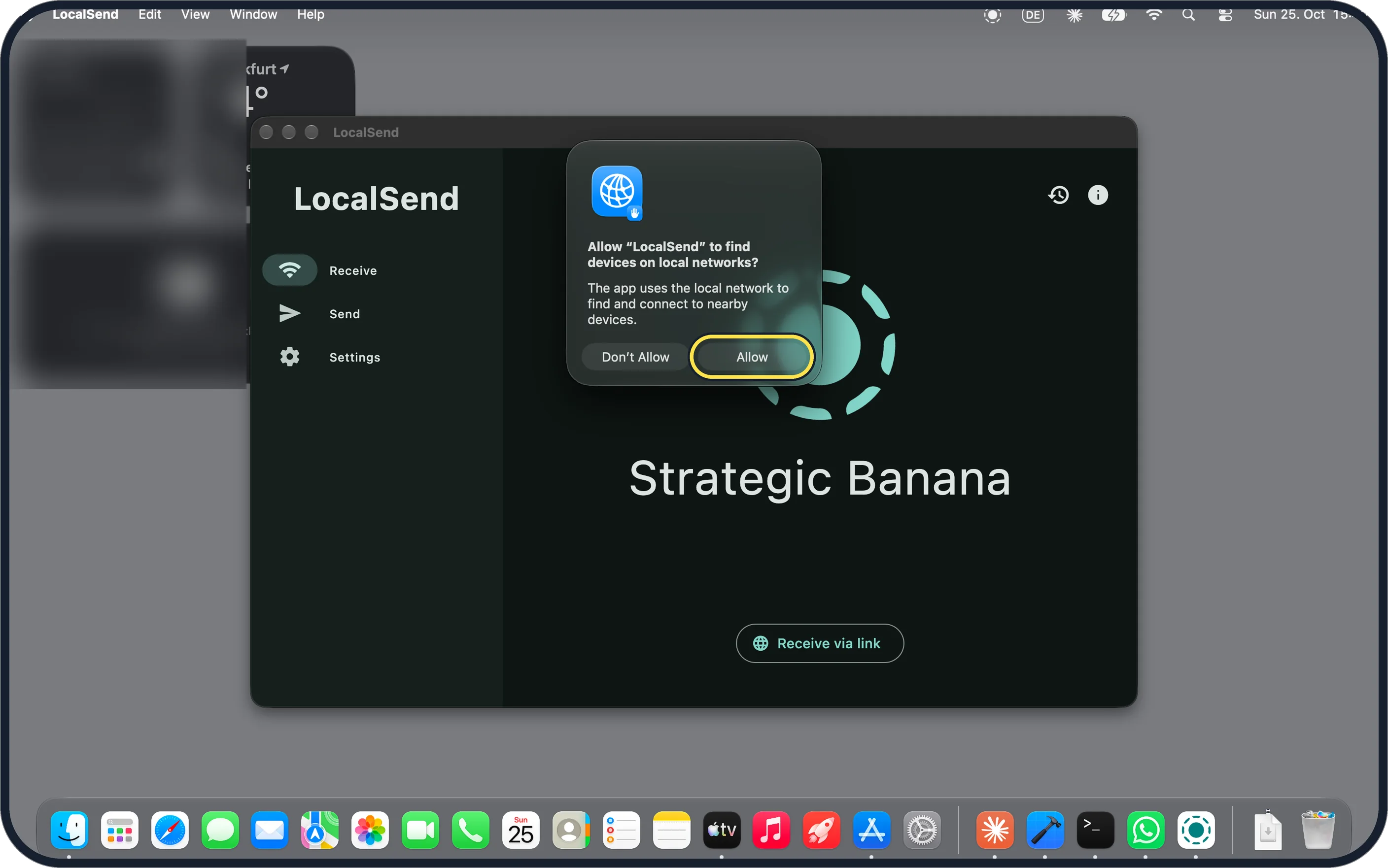 Screenshot from the guide: How to send files from a Google Pixel to a Mac with LocalSend