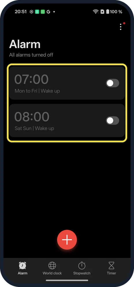 Android screenshot: It is gone