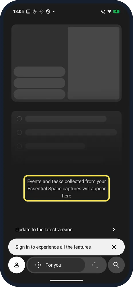 Android screenshot: See the main page