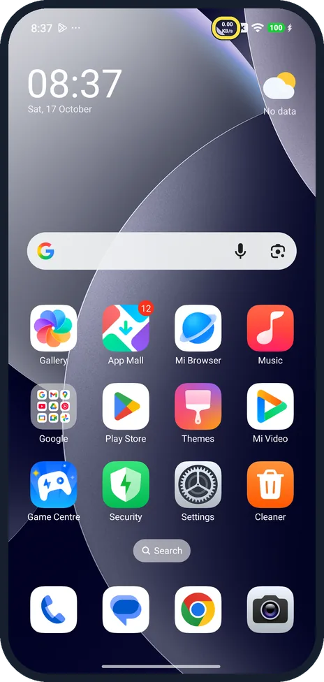 Android screenshot: See it on the home screen