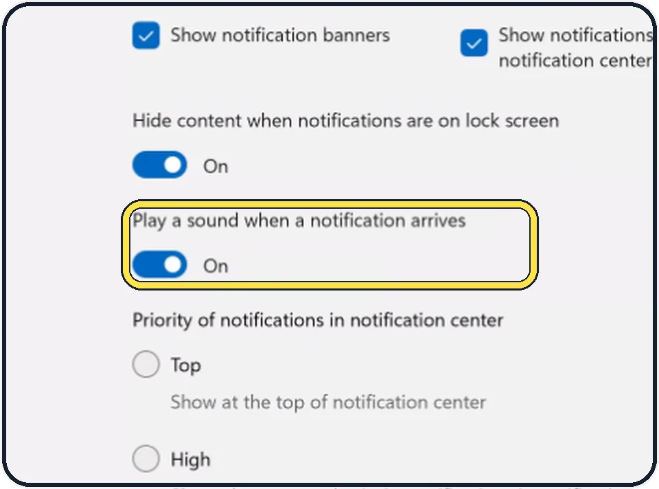 Windows screenshot: Turn off the sound