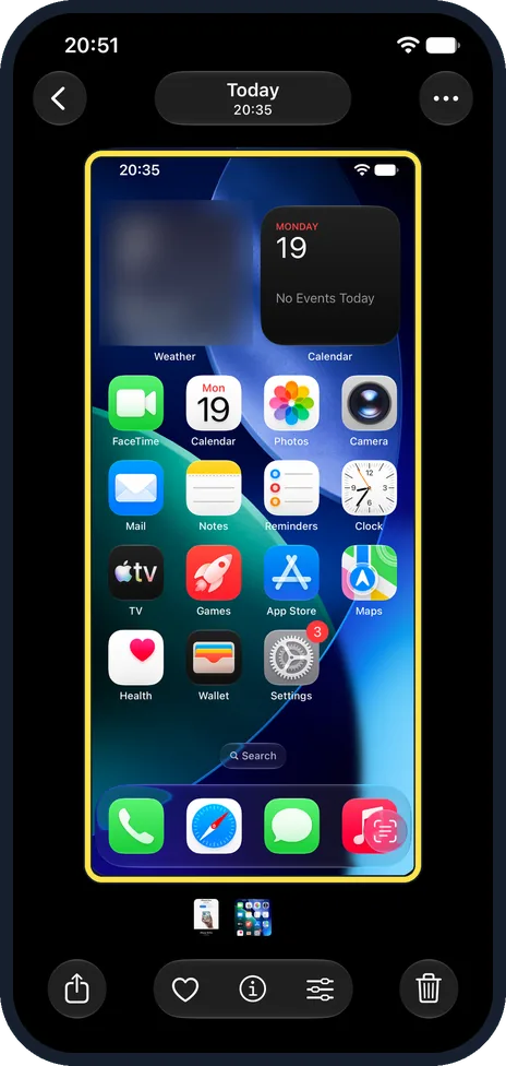 Screenshot from the guide: How to take a screenshot on an iPhone