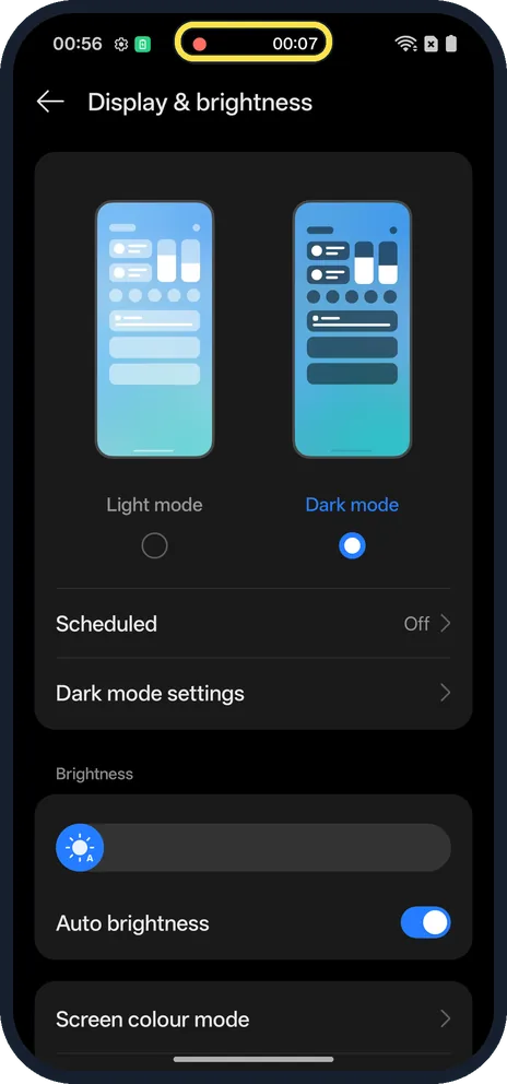 Android screenshot: See it running