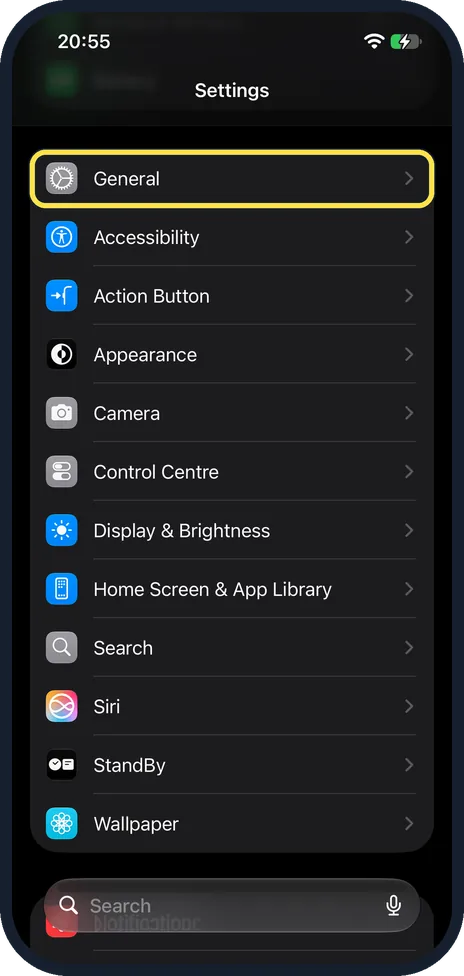 Screenshot from the guide: How to turn off full-screen screenshot previews on an iPhone