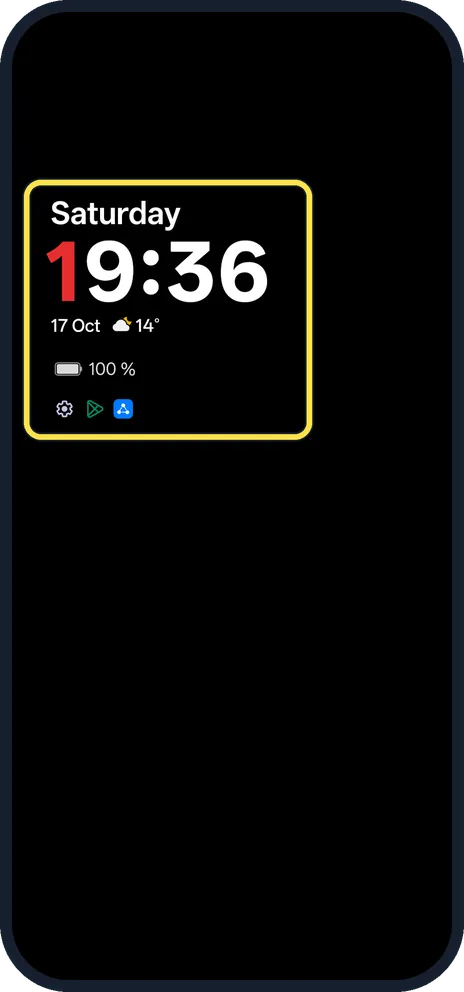 Android screenshot: Lock the phone and check