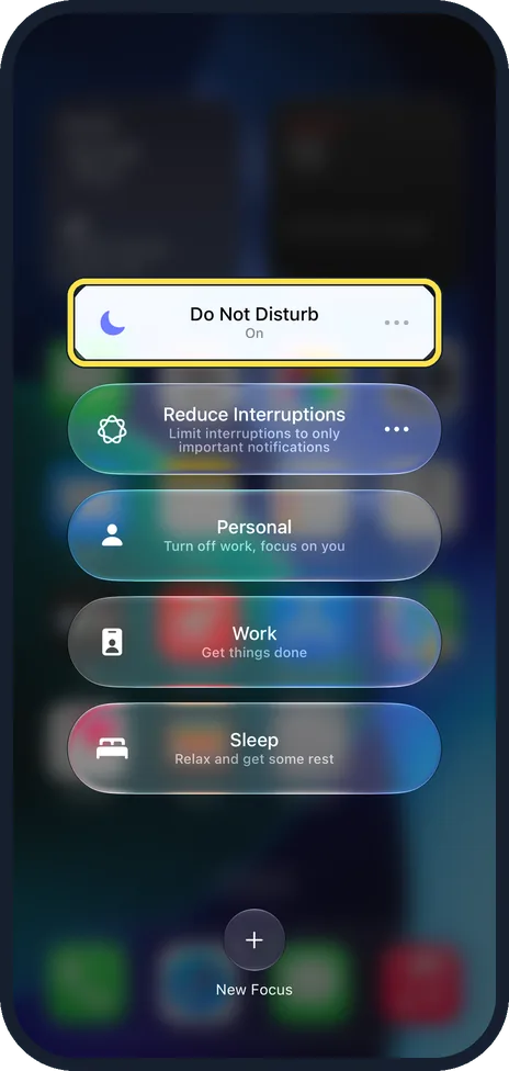 iPhone screen: Check it is on