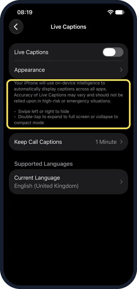 iPhone screen: Learn the gestures