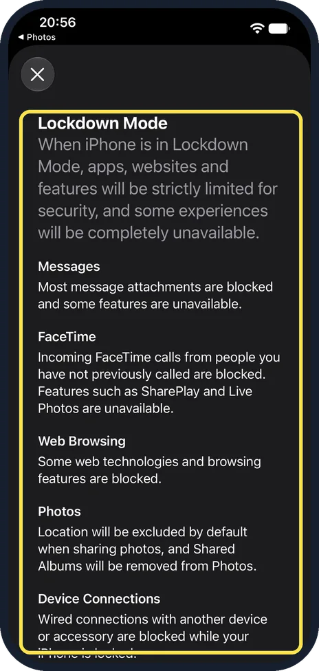 iPhone screen: Read the summary